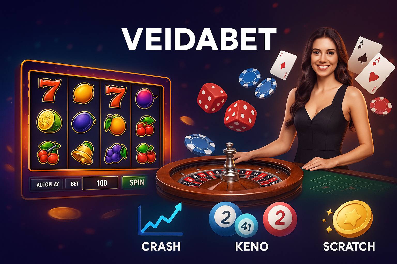 Jogos de cassino online inovadores e emocionantes na VEIDABET