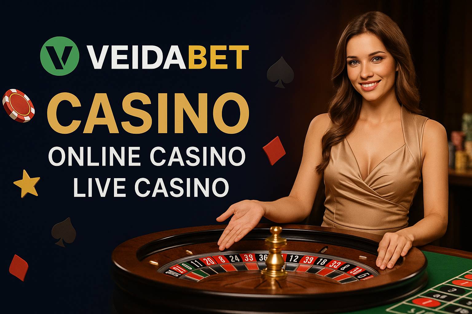 O VEIDABET Live Casino lança promoções regularmente