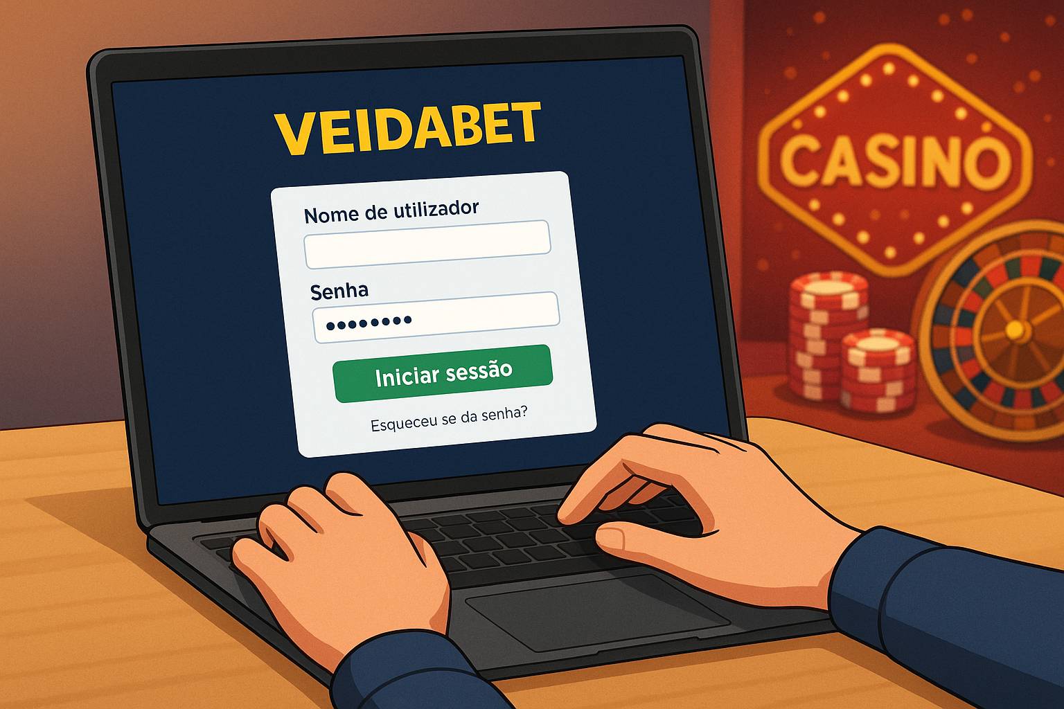 Login no Cassino VEIDABET