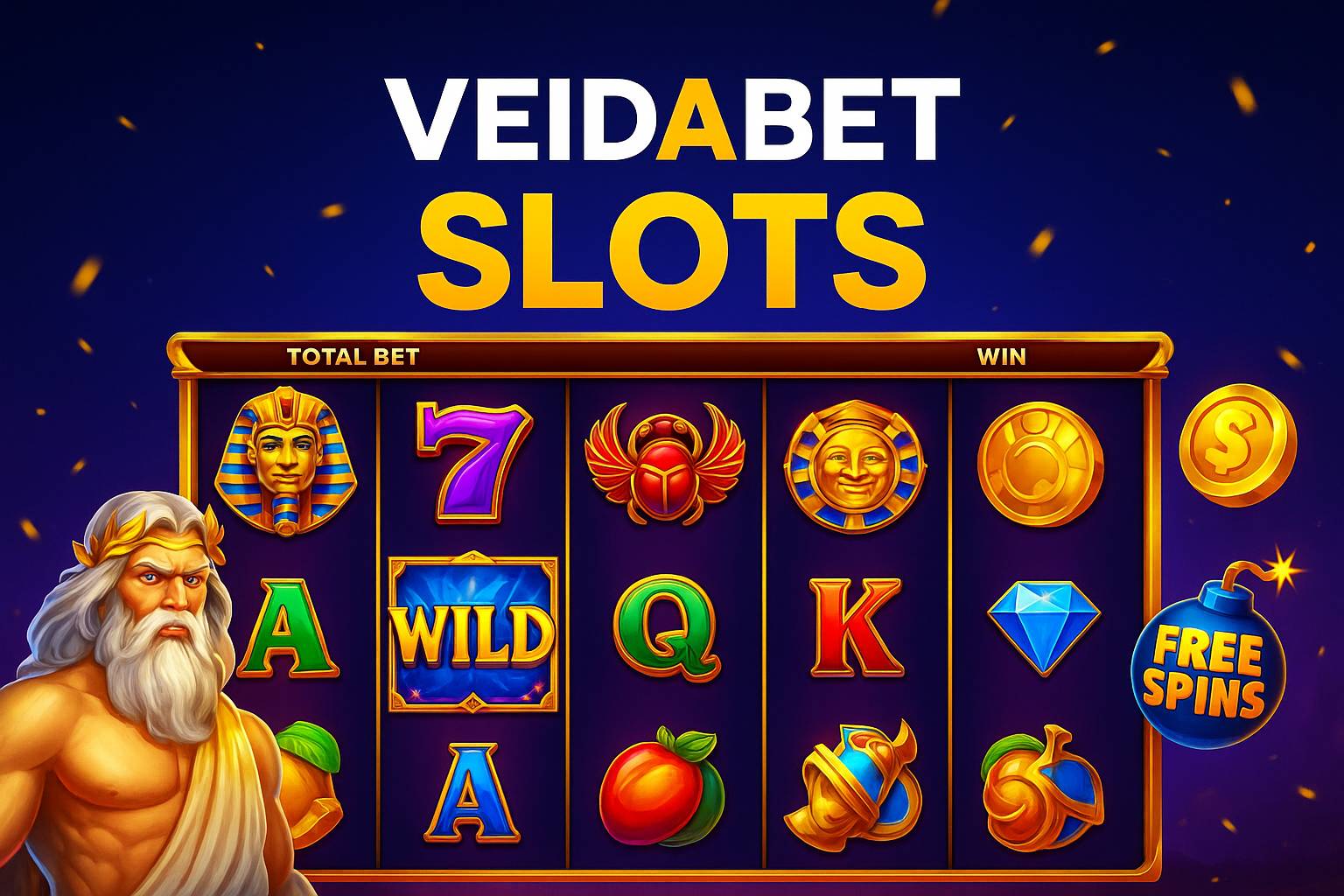 Explore o mundo das slot machines no VEIDABET Casino